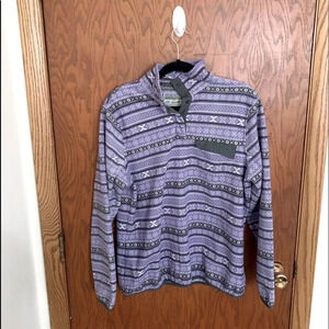 JACHS Cabin Fair Isle Fleece Pullover